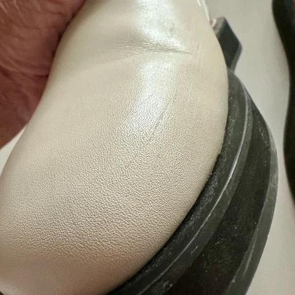 Aquatalia | Gemma leather clog mule off white like new - Picture 13 of 13